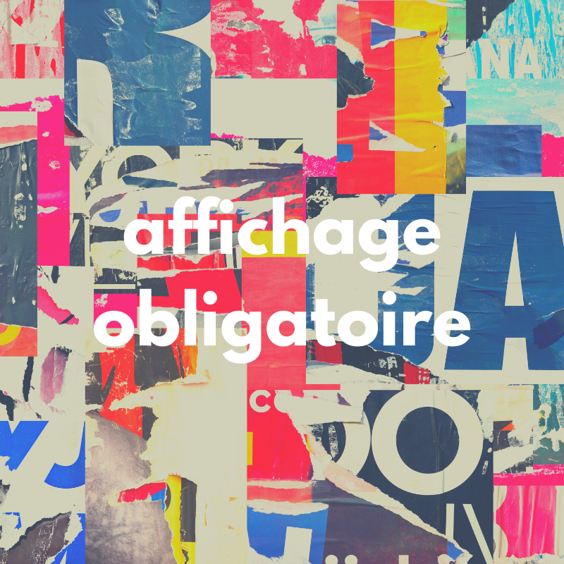 affichage obligatoire